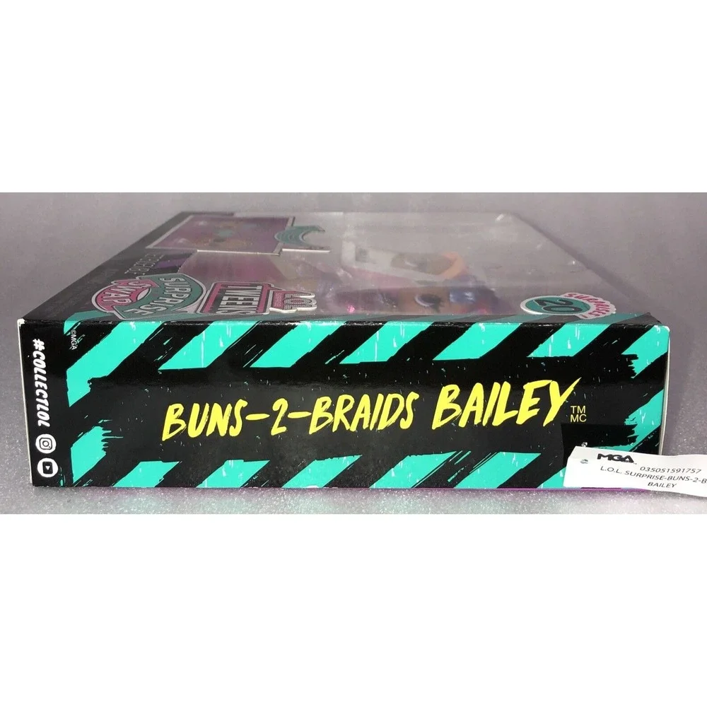 LOL Surprise Tweens Surprise Swap Fashion Doll Buns-2-Braids Bailey 20 Surprises